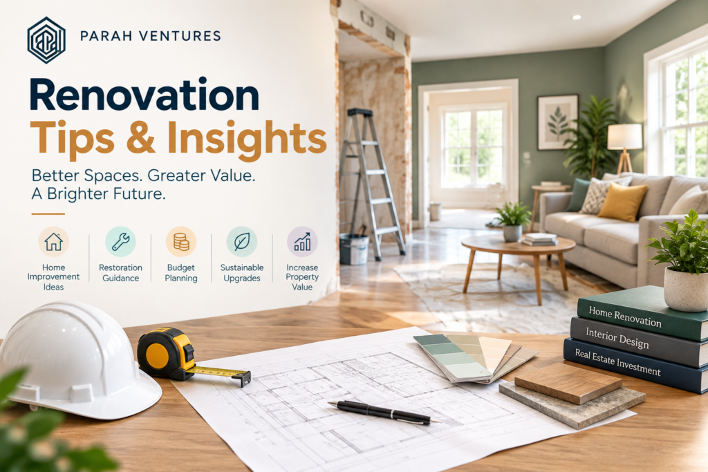 Renovation Tips & Insights for Homeowners